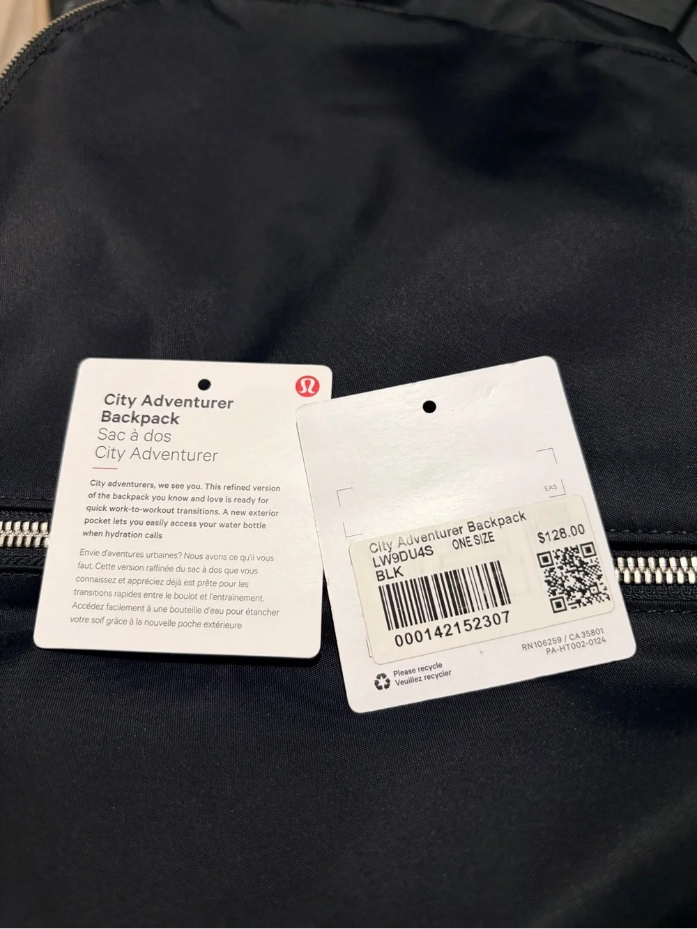 Lululemon City Adventurer Backpack 17L Black
